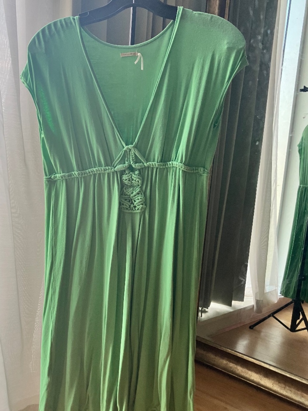 Max Studio Green Sun Dress XS